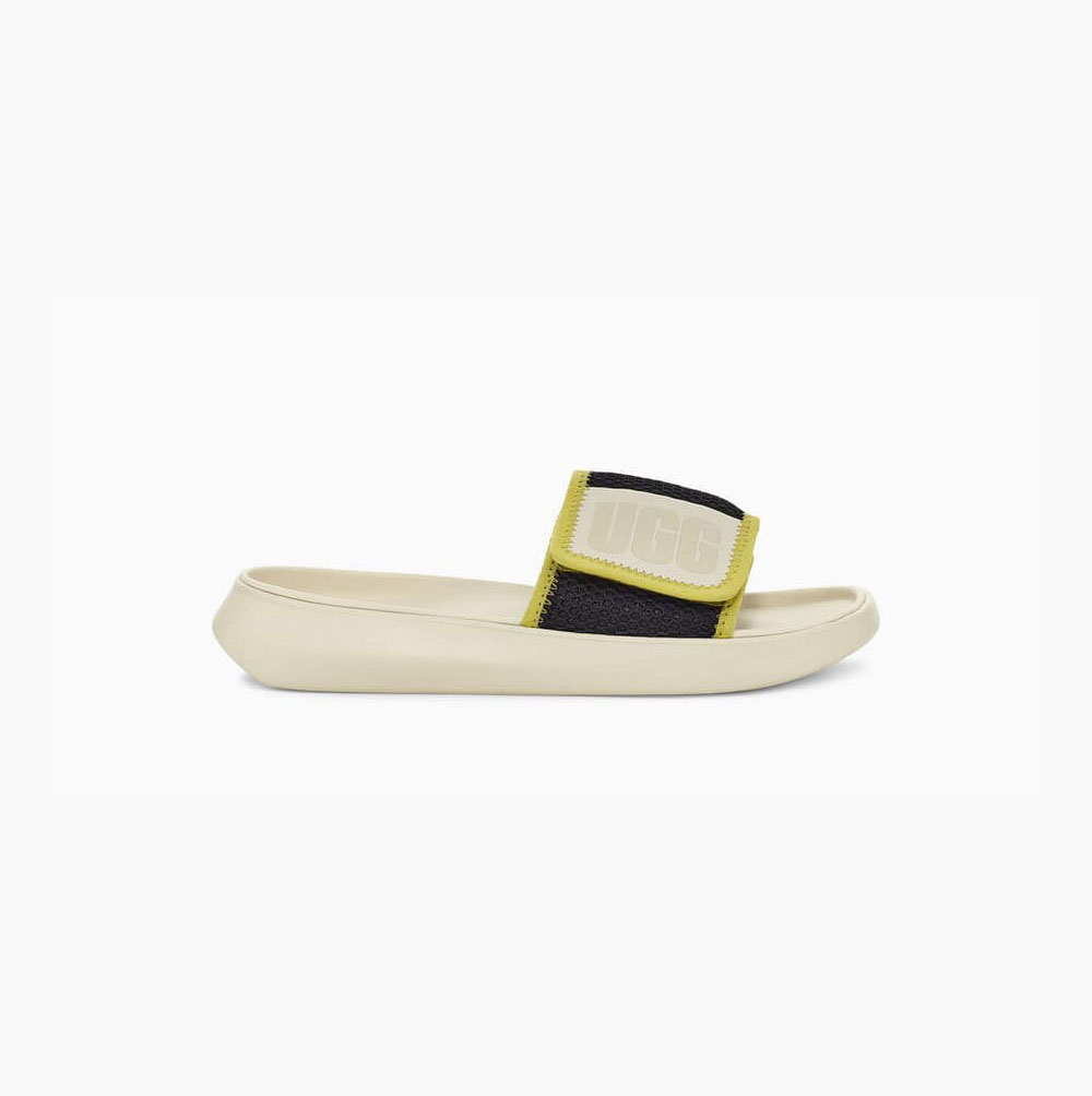 UGG LA Light Light Green Slides for Women (PDZV96710)